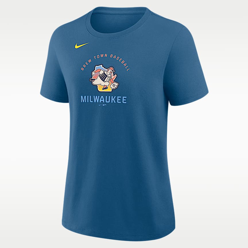 Milwaukee Brewers Authentic Collection Men's Nike Dri-FIT MLB 1/2